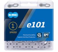 KMC Unisex's e101 EPT eBike Chain, Silver, Wide (1/8")