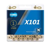 KMC X101 Gold 112L cycle bike chain