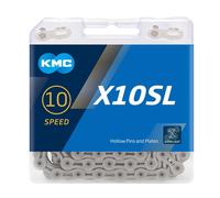 KMC X10SL Silver Chain 114L cycle bike chain