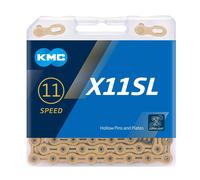 KMC X11-SL Ti-N Gold 118L cycle bike chain