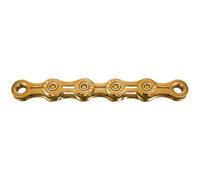KMC X11EL - Cadena encerada de 11 velocidades, oro Ti-N, eslabones 118