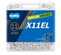 KMC X11EL Silver Waxed 118L chain