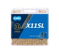 KMC X11SL 11 Cadena de velocidad Ti-Ni Gold 118 Link