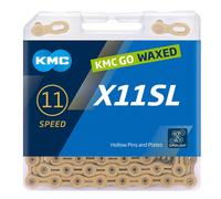 KMC X11SL Ti-N Gold Waxed 118L chain