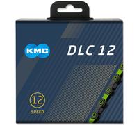 KMC X12 DLC Black/Green 126L cycle bike chain