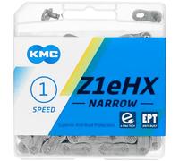 KMC Z1ehx Ept Cadena de una Sola Velocidad, Unisex, Gris, 1/2" x 3/32"