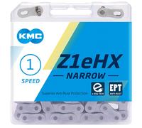 KMC Z1ehx Ept Cadena de una Sola Velocidad, Unisex, Gris, 1/2" x 3/32"