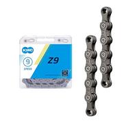 KMC Z9 Cadena de Bicicleta de 9 Velocidades, 116 Eslabones para Shimano SRAM Campagnolo