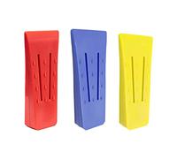 KMDZDZGS 3 cuñas de tala de plástico, cuñas forestales de 6 pulgadas, cuñas de tala para talar árboles, cuña de corte, reutilizable, duradera, accesorios de leñador, herramientas