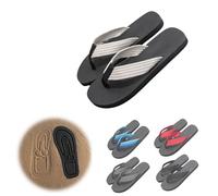 KMEYLE Chanclas ocultas, sandalias antideslizantes cómodas para la playa de verano, chanclas de playa de broma, divertidas pantuflas de huella, accesorios de castigo para fiestas en la playa, White