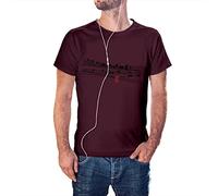 KMF T-SHIRT - Camiseta Hombre la ambición mató al Gato (L, Burdeos)
