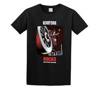 KMFDM Rocks Milestones Reloaded Men's T-Shirt Unisex Black Cotton Print tee Shirts 3XL
