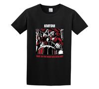 KMFDM What Do You Know Deutschland Industrial Mdfmk Men's T-Shirt Unisex Black Cotton Print tee Shirts S