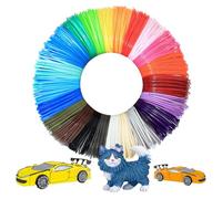 KMFYMPT Filamento PLA para Bolígrafo 3D, Filamento Impresora 3D, Consumibles de Impresión 3D Filamentos, Lápiz 3D para Niños, 1.75 mm 30 Colores en 150 m Compatible con Bolígrafos de Impresión 3D