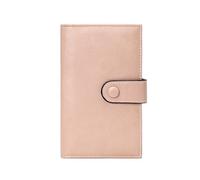 KMGDM Billeteras de cuero con bloqueo RFID, cartera de triple pliegue, tarjetero de gran capacidad, cartera para mujer, soporte triple para tarjetas de crédito, D, Belleza masiva