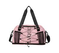 KMGDM Bolsa de viaje para fitness, gimnasio, con estampado de letras, bolsa de deporte de gran capacidad, bolsa de entrenamiento simple, bolsa de fin de semana, PK., 45x21x26cm