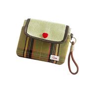 KMGDM Bolsas de almacenamiento de servilletas sanitarias, vasos, soporte para almohadillas de lactancia, bolsas de tampón, bolsas de productos femeninos para mujer, Rejilla verde, 12.5x15cm, Como se