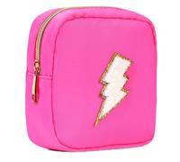KMGDM Bolsas de maquillaje de nailon, bolsas de cosméticos casuales, bolsa portátil para cámara, para viajes y uso diario, almacenamiento organizado, Pk Lightning, 12x5.5x14cm, Como se muestra en la