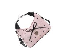 KMGDM Bolso de hombro de tela rugosa modificable con cinturón curvado, compartimento espacioso, para trabajo, diversión, compañero, bolso flexible para mujer, b