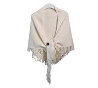 KMGDM Bufanda de invierno suave y adornada, ligera y cálida para otoño y clima frío, bufanda para otoño e invierno, blanco, Talla única