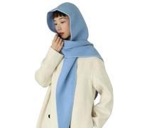 KMGDM Chal de invierno de lana para mujer, bufanda triangular cálida de gran tamaño, cubierta cervical, accesorio para clima frío