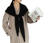 KMGDM Chal de invierno de lana para mujer, bufanda triangular cálida de gran tamaño, cubierta cervical, accesorio para clima frío