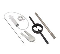 KMGDM Completa los kits de mantenimiento con niveles de aceite y herramienta de resorte, herramienta de purga de varilla amortiguadora para motocicleta, tenedor, tubo, compresor de resorte de