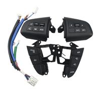 KMGDM Conjunto de botón de control del vehículo con carcasa ABS | Carcasa de ABS negra con marco de conectores para sedán compacto de 4 puertas, funciones de información de llamada de