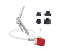 KMGDM Crisis - Ventilador de transferencia de carbón USB CREATE Recargable 2 4 AA Acción. Acuerdo de enlace de 75 pulgadas, manguera de 51 pulgadas, fluido de automóvil, desactiva manual el ventilador