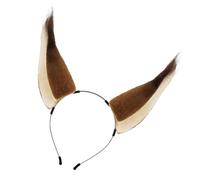 KMGDM Diadema realista de ardillas con orejas de anime, fiesta temática de anime, máscaras, disfraz de espectáculo en vivo, accesorios para cosplay, diadema de animales para niños