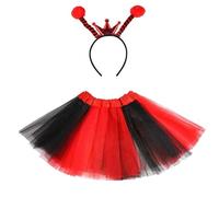 KMGDM Diademas de ensueño, tutús, alas de hadas, fiesta de cumpleaños, Halloween, princesas, cosplay, disfraz de abejas/mariquitas