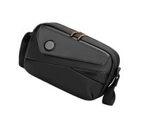 KMGDM Mochila de hombro compacta para fotografía, diseño ergonómico con espaciosa bolsa cruzada interior para equipo de cámara, bolsa de hombro para fotografía al aire libre para hombre, Black