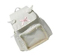 KMGDM - Mochila transparente moderna con diseño organizativo de gran capacidad, correa ajustable para uso diario, mochila transparente, White