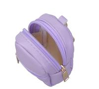 KMGDM Monedero pequeño para llavero, bolsa de almacenamiento ligera y portátil para auriculares, monedas y llaves, soporte para auriculares, Purple, 7x4.5x10cm, Como se muestra en la imagen