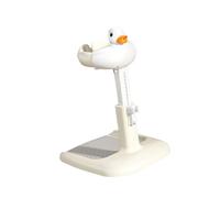 KMGDM Soporte de baño para bebé con base antideslizante, puede abrazar dibujos animados para ducha infantil, ayudante de ducha portátil para niños pequeños