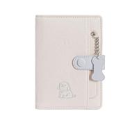 KMGDM Soporte para pasaporte para mujeres y hombres, funda para pasaportes, funda para puerto de pase, portarretratos con ranura para tarjetas, soporte para pasaportes para viajes, beige, One Size