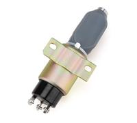 KMGDM Válvulas solenoides de apagado del motor de coche, respuesta rápida para maquinaria de construcción, garantiza un corte de combustible seguro y rápido 3864274