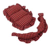 kmgfsd Almohadilla para cochecito de mascotas con almohada para cochecito, tela de poliéster resistente, cojín grueso para animales pequeños, uso al aire libre, tapete de calentamiento para perros