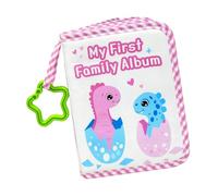 kmgfsd Baby ' s My Firsts Family Álbum de fotos, libro de fotos de tela suave, álbumes de tela para recién nacidos, niños pequeños y niños, My Firsts Book of Photos Memory