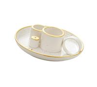 kmgfsd Bandeja multiusos de cerámica para colector de cenizas, para conos de palo, madera de santo y salvias, con diseño elegante