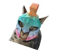 kmgfsd Casco decorativo para gatos con temática romana antigua, estilo centurión, para fiestas de disfraces divertidas y fotografía creativa, tocado divertido para gatos