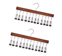 kmgfsd Elegante perchero de madera para sombreros, ropa, artículos de ropa, perfecto para espacios pequeños y hogares modernos, perchero de madera para sombreros