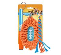 kmgfsd Juguete extensible para perros con cuerda de resorte para jugar participativo y salud con bola resistente en el interior y exterior
