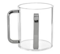 kmgfsd Moderna taza de ceremonia transparente con mango ergonómico de 800 ml de capacidad, adecuada para reuniones sagradas y ceremonias de uso diario, bendición en el hogar, ritual de sinagoga