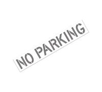 kmgfsd Plantillas de silicona de restricción de aparcamiento de 89 x 15.8 pulgadas, herramienta de dibujo para marcar pavimentos al aire libre, plantilla de letras grandes