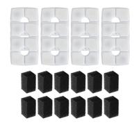 kmgfsd Sistema de filtración de fuente para mascotas, filtro de repuesto y espuma para purificaciones de agua, filtro de repuesto de espuma para mascotas