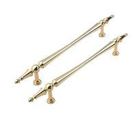 kmgfsd Tiradores de cajones dorados vintage resistentes al desgaste, tamaño general para cocina, baño, gabinetes, par de tiradores de cajón de oro antiguo