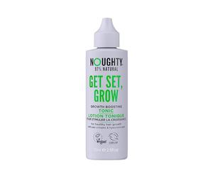 KMI Brands Noughty Get Set Grow Tonic, tratamiento sin enjuague para un cabello más grueso y completo, 97% natural, 75 ml, color blanco