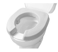 KMINA Asiento Elevador WC Acolchado (5 cm de Altura), Impermeable, Patentado - Fabricado en España
