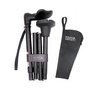 KMINA Baston Plegable Ergonomico, Altura Regulable, Base Grande, Bastones para Mayores, Hombre y Mujer, Anatomico